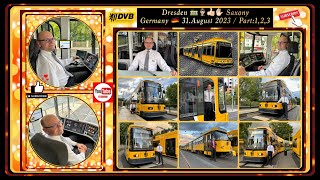 Dresden Tram Line 3 With The Tram Driver Eric Part123 Long Video Version Tramlinie 3 Mit Eric