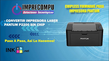 Cómo hacer que Pantum P2200 no tenga chips | INKCHIP FIX Restablecer firmware #imprecompust #inkchip