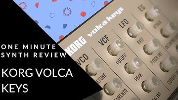 ONE MINUTE SYNTH REVIEW!!! Ep. 13 KORG Volca Keys