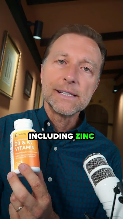 Discover the dynamic duo for your health journey: Vitamin D3   K2! 🌟 #drberg #youtubeshorts