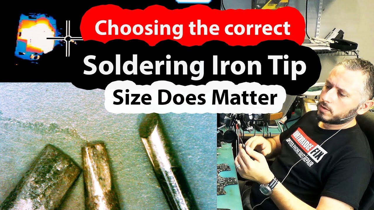 Choosing the right Soldering Iron Tip Sizes and Thermal Properties