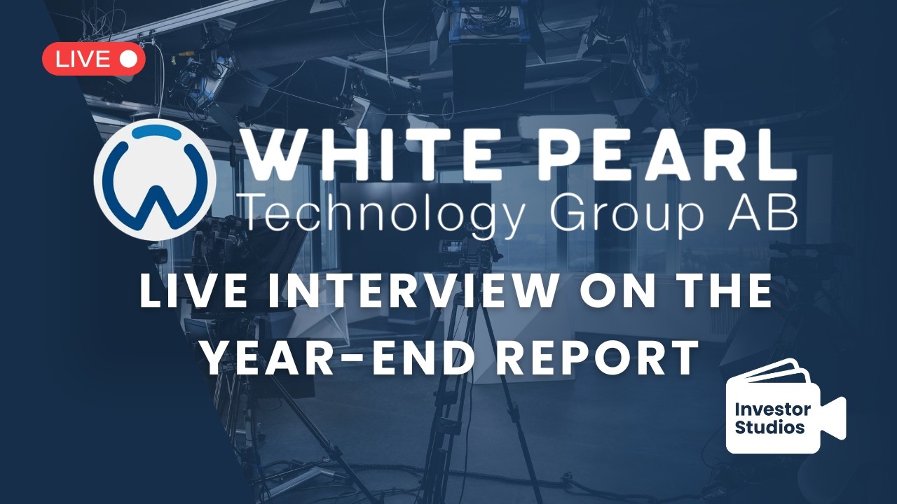 White Pearl Technology - Live interview on the year-end report for 2025.