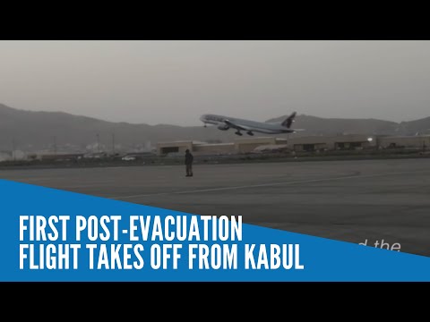 First post-evacuation flight takes off from Kabul