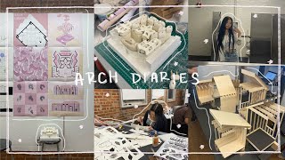 vlog #62 | architecture diaries | a week(ish) in my life as a second year student at pratt 🛁📌🪵