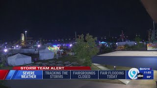 NewsChannel 9 at New York State Fair after Wednesday night storms