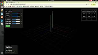 Interactive 3D Frame Rotation & Rotation Matrix Visualizer | Homework Problem 1
