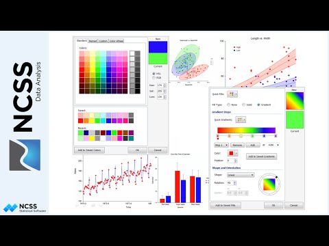 Specifying Plot Fills, Gradients, and Colors in NCSS