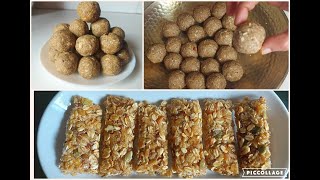 Immunity Boosting, PCOD, Weight loss Friendly Oats Laddu n Crunchy Oats Energy Bar | Stops Hair Fall