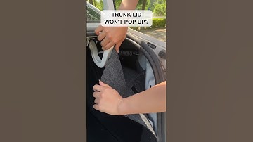 Simply move a spring and the trunk lid pops open in no time!#car #tips #carsoft