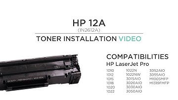 ImagingNow  Q2612A HP 12A   Toner Installation
