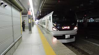 E257系0番台　9-2両編成　新宿駅発車