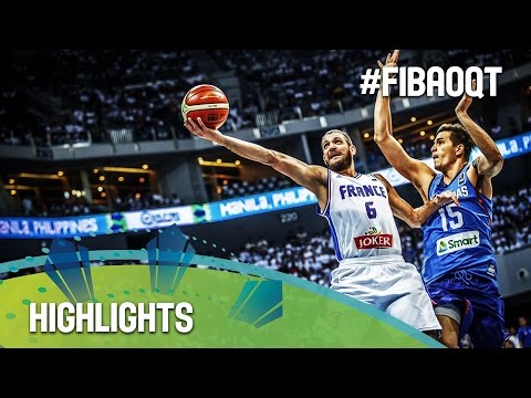 France v Philippines - Highlights - 2016 FIBA Olympic Qualifying Tournament - Philippines