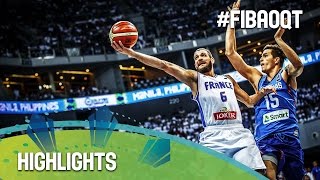 France v Philippines - Highlights - 2016 FIBA Olympic Qualifying Tournament