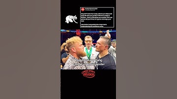 😂 Jake Paul Tries to Stare Down Oleksandr Usyk #shorts #boxing #viral #trending #youtubeshorts