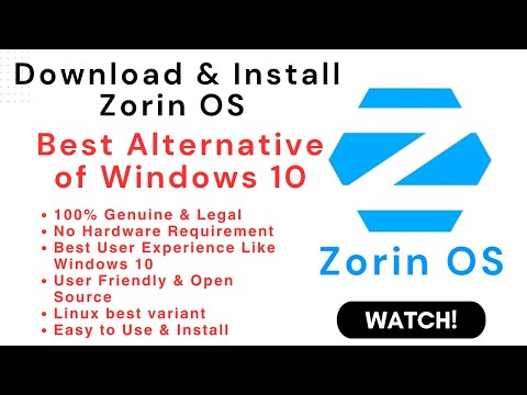 How to Download & Install Zorin OS 18 | Create Bootable USB with Rufus | Best Windows 10 Alternative