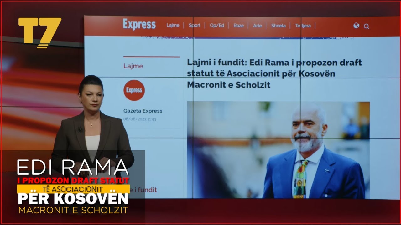 Rron Gjinovci godet Edi Ramën - Ky eshte skandal, Rama aleat me Vuçiqin | T7