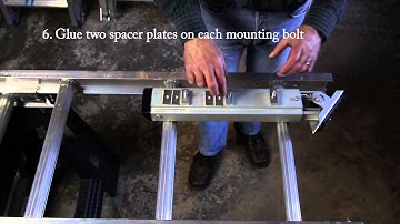 Levelok Permanent Mount Ladder Levelers Installation on Werner D1500 2 Extension Ladder