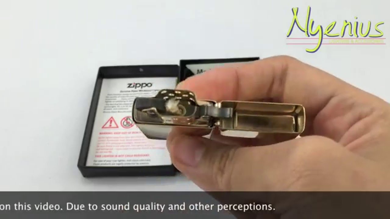 Unboxing Zippo 1654B High Polish Brass Slim Size YouTube