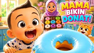 Mom Makes Donuts 🍩 | Fun Kids' Song About Colorful Donuts