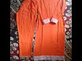 Designer orange kurta plazzo designing ideas chalk daaman and sleeve designamazing ideas for girls