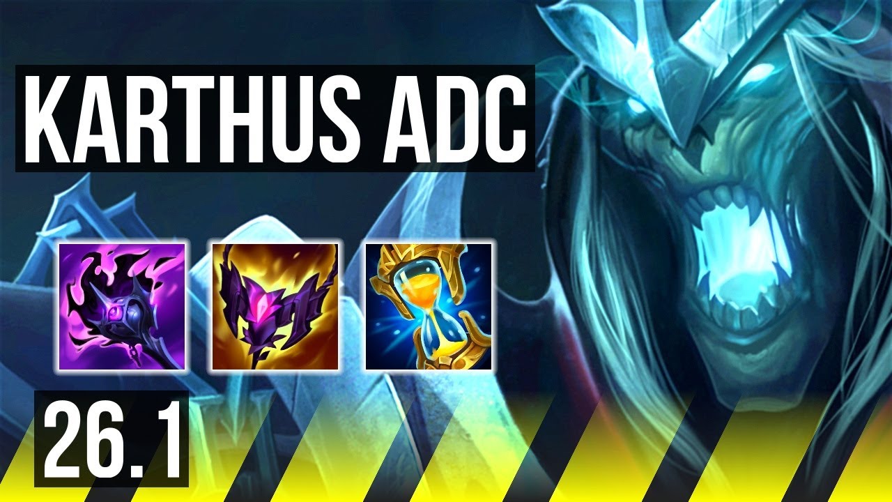 KARTHUS & Senna vs DRAVEN & Sona (ADC) | 56K damage | BR Challenger | 26.1