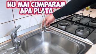 💦 FILTRU de APA POTABILA montat sub chiuvetă și nu mai avem nevoie de apă plată îmbuteliată