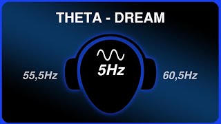 Deep Dream: Pure Binaural Beats - Theta - 5Hz@58Hz - Long version