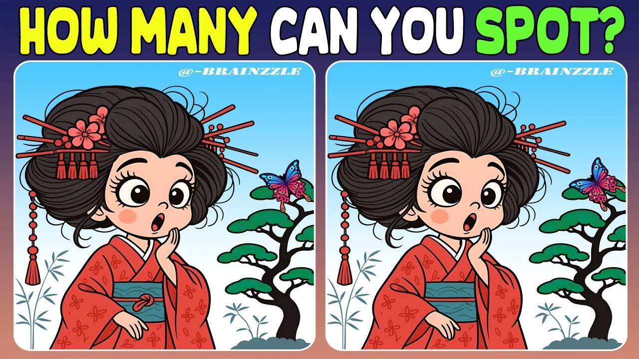 Найдите 3 отличия за 90 секунд | Задание уровня гения «Немного хитрого»