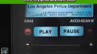 myiphonereview.com: Police Scanner iPhone iPod Touch Application screenshot 4