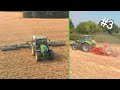 UK Cultivating & Drilling 2020 #3 | John Deere & Deutz-Fahr Tractors Seeding and Rolling OSR