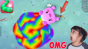 13,000 Score giant snake died like a noob! Epic Snake. Io Gameplay