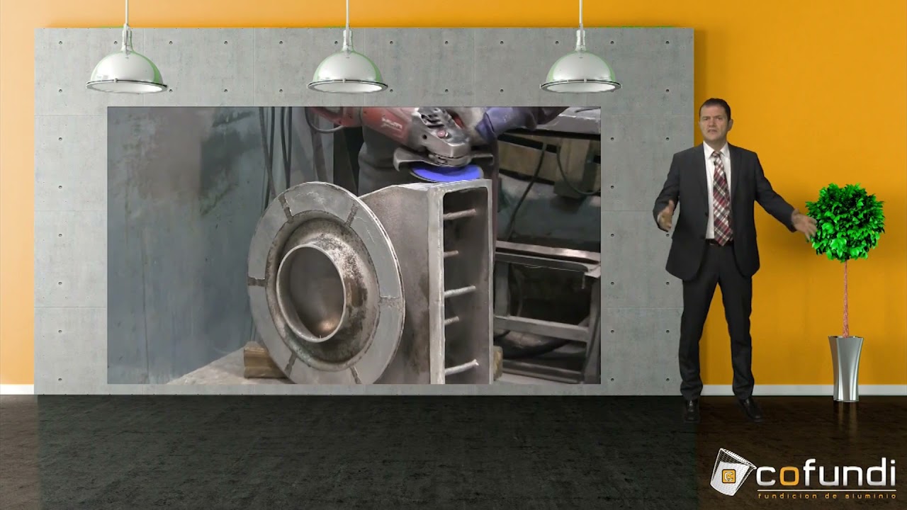 The polishing  process after aluminum casting