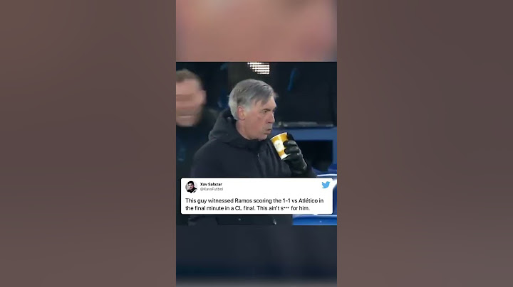 Never forget Carlo Ancelotti's reaction to Everton's extra-time winner 😂☕