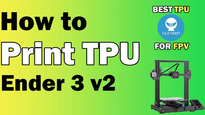 How to Print TPU [ Ender 3 v2 - Cura Settings ]