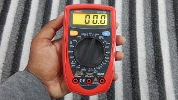 UNI-T UT33D Palm size Digital Multimeter Unboxing and first use.