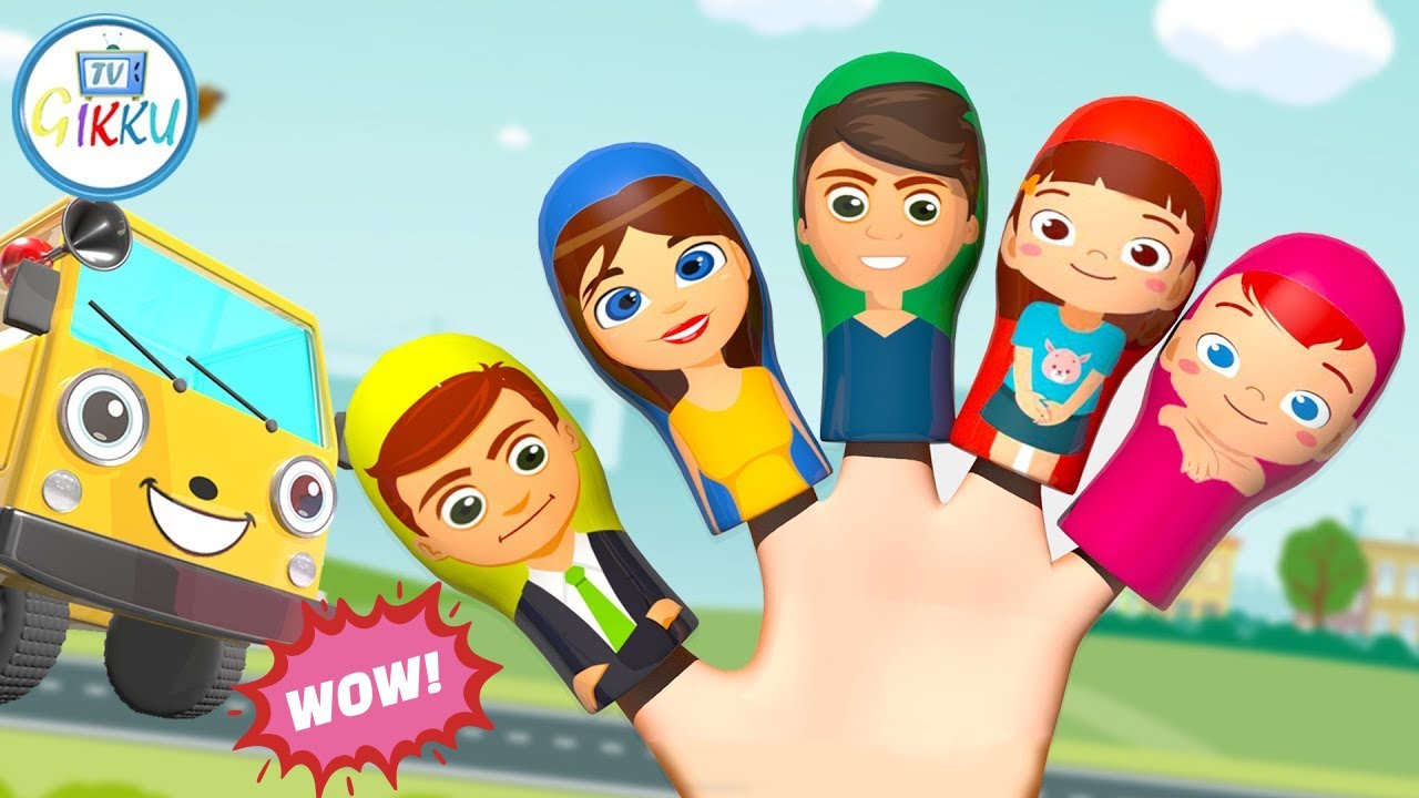 The Finger Family Song - Nursery Rhyme and Kids cartoon - YouTube