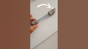 DC motor experiment LED light || DC motor experiment glow led light #led #shorts #viral #shortvideo