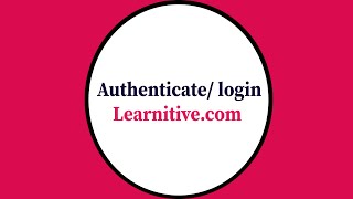 Learnitive uses Google verified sign-in OAuth 2.0 for login