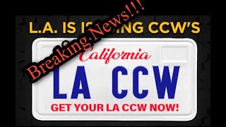 LAPD is now accepting CCW applications!!!! @Shootsafe_Academy