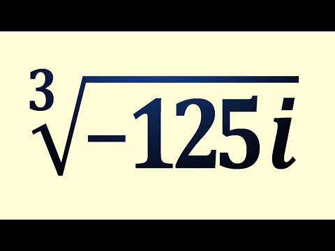 Найдите все значения корня из комплексного числа ∛-125i ★ Извлечение корня из комплексного числа