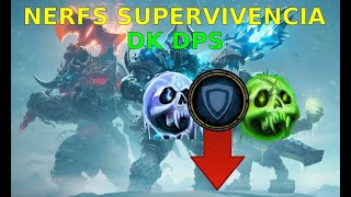 Nerfs a la supervivencia del DK DPS en el 11.1