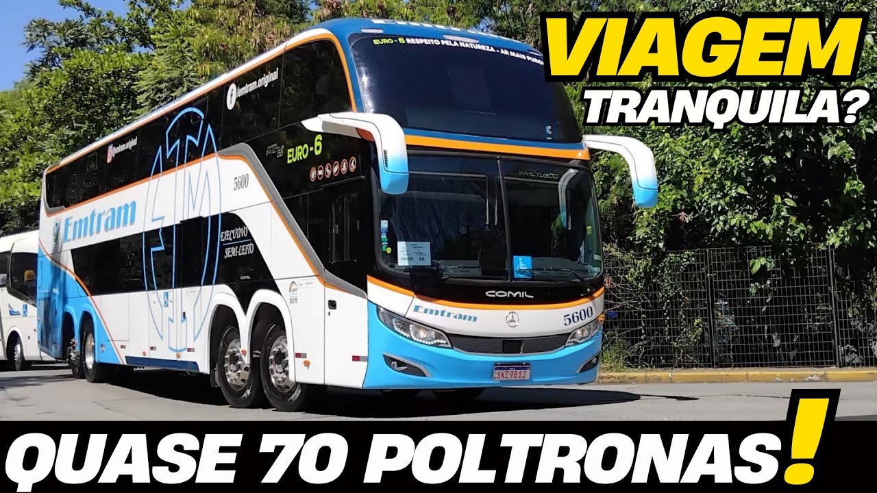 COMO É O ÔNIBUS DOUBLE DECKER DA EMTRAM POR DENTRO? POR QUE NÃO TEM ÔNIBUS LEITO CAMA PRA BAHIA?