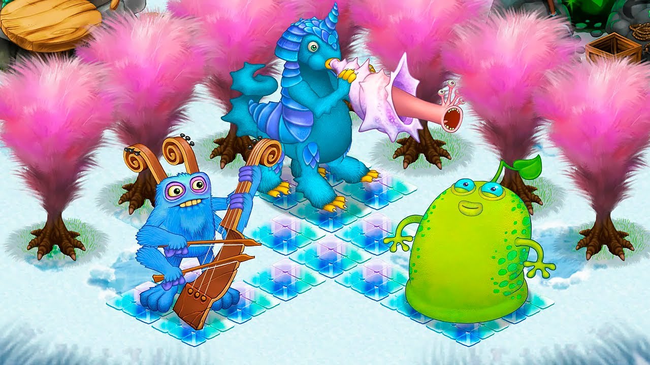 Cold Island - Trio CLOSE-UP Strombonin, Spunge, Bowgart (My Singing ...