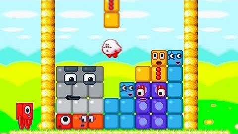 Kirby in Numberblocks Tetris 4