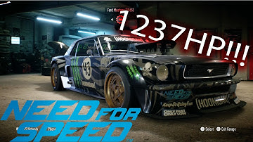 Need for Speed | FORD MUSTANG HOONICORN GAMEPLAY "1237HP" !!! | PS4 1080p