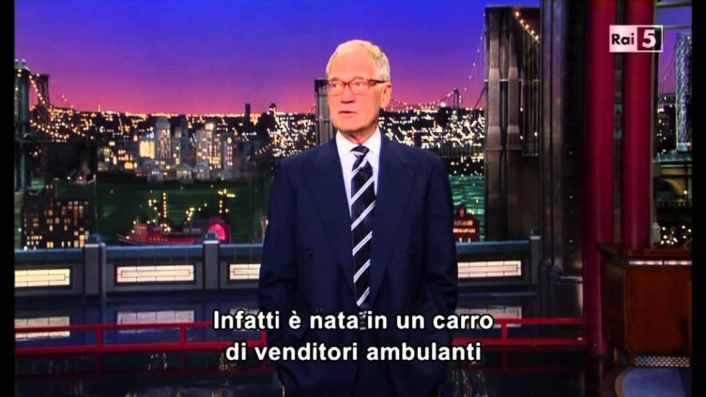 Letterman - 24 09 2013 - Monologue + Top Ten - Sub Ita (Rai5)