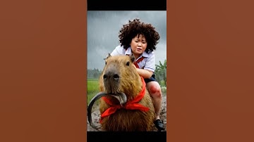 🐹Capybara dũng cảm cứu Quỳnh khi bị rắn cắn #capybara #capybaratinhnghich