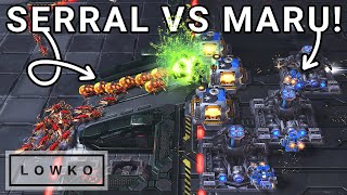 StarCraft 2: Serral BANELING BUSTS Maru! (Bestof5)