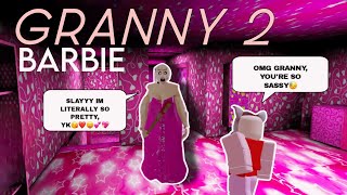 TRIED PLAYING GRANNY 2 IN BARBIE😰 IT WAS HILARIOUS screenshot 1