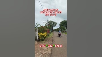 🌳 Bán vườn trái cây đường nhựa tp long khánh giá 3.4 ti ( 1 sào 1 ) #nhàvườnngôtuyết